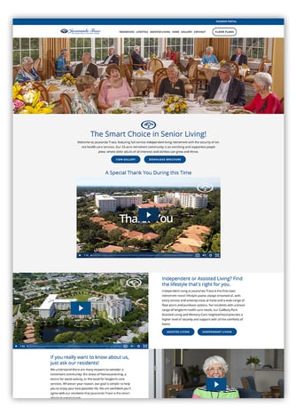 Assisted Living Website Design and Marketing in HubSpot CMS