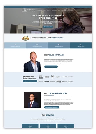 Northshore Smile Surgery Website Design