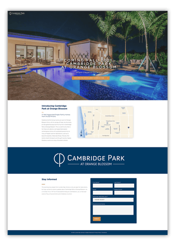 cambridge park - portfolio