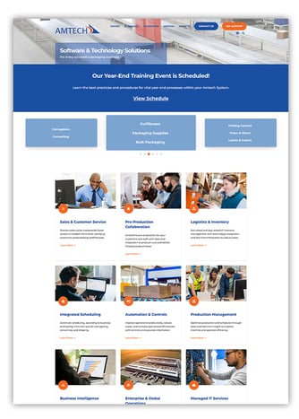 Software Company Website Designed In HubSpot