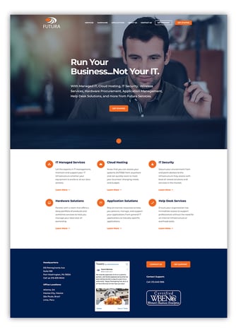 IT Company Website Design In HubSpot