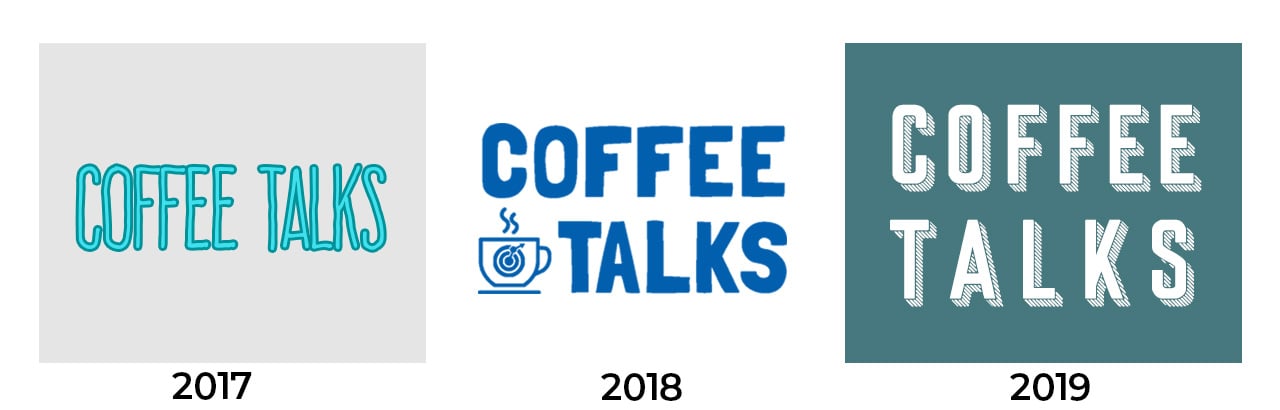 Coffee talks brand updates over time