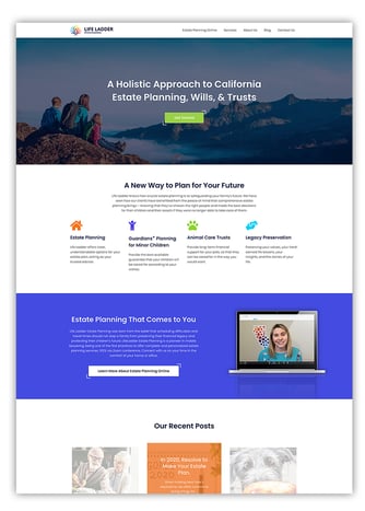 Estate Planning Attorney Website In HubSpot